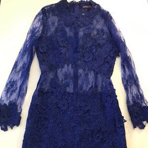 Blue Lace Dress